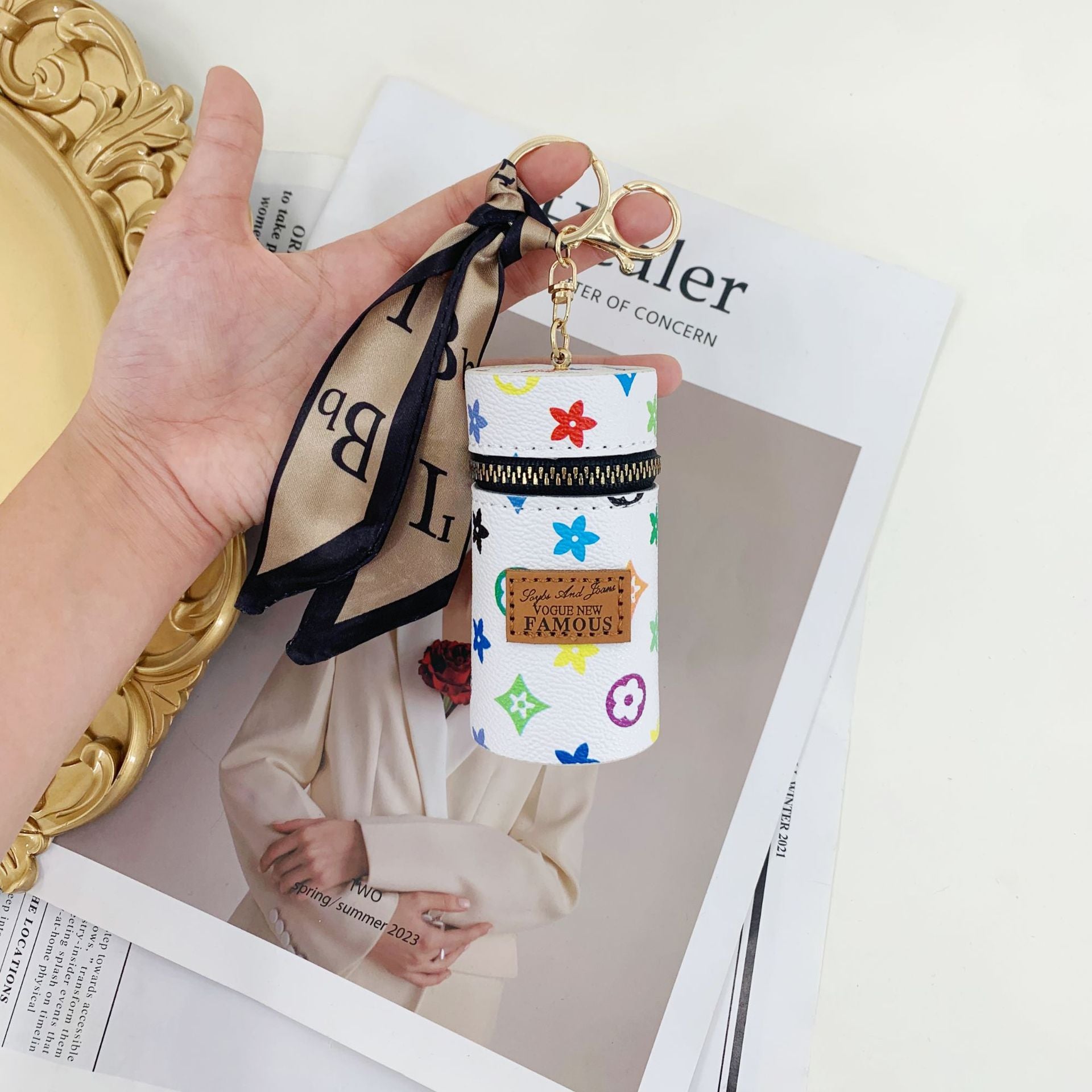 Wholesale Bucket Bag Wallet Keychain ACC-KC-ShiL001