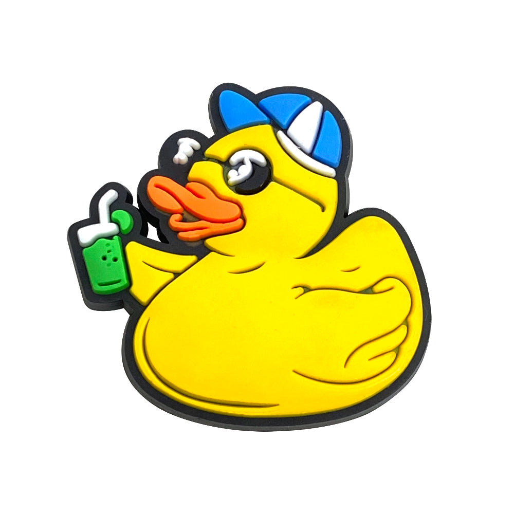 Wholesale 10pcs Cartoon cute soft rubber shoe charms shoe decoration