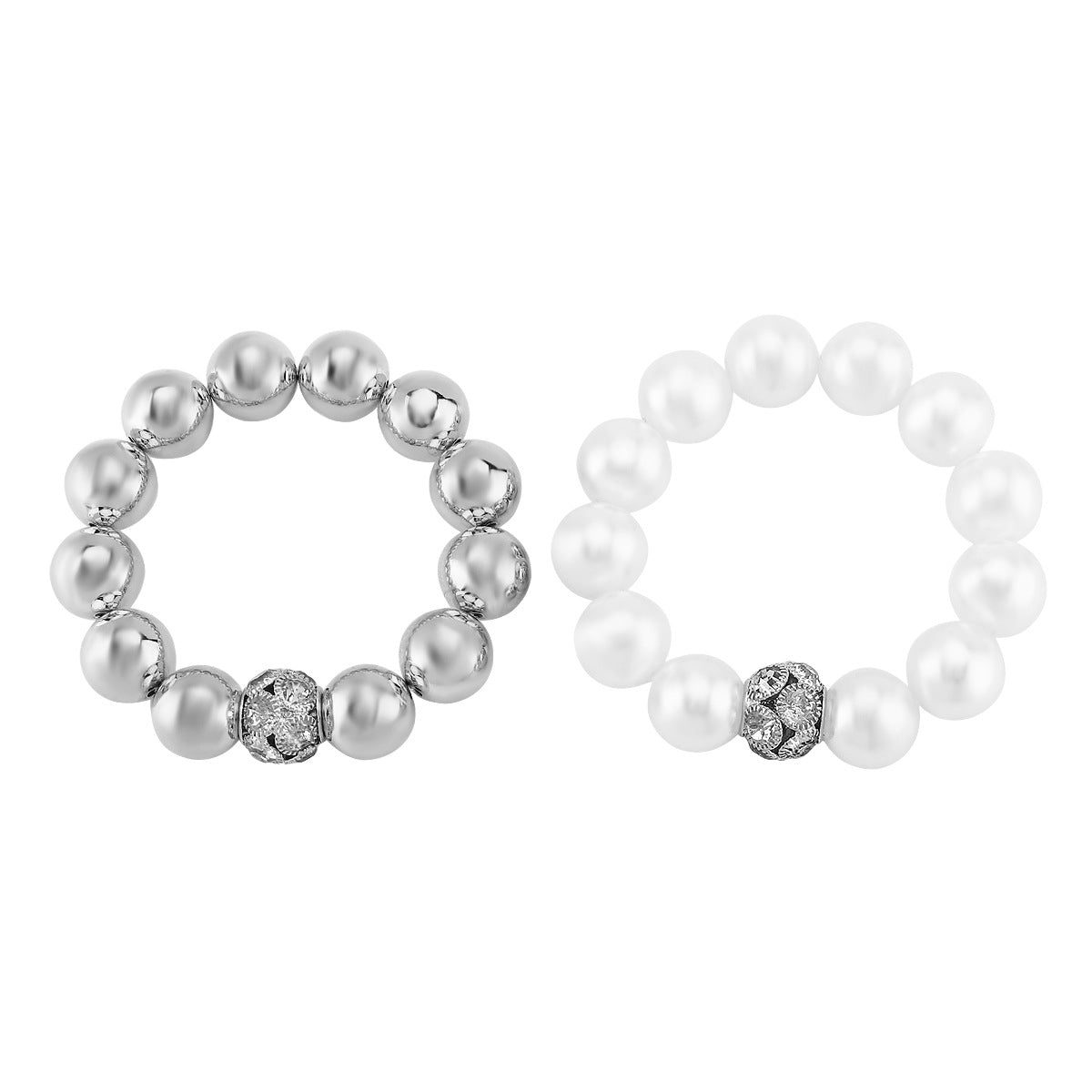 Wholesale Retro Simple  Pearl Beaded Bracelet Necklace Light Luxury Necklaces