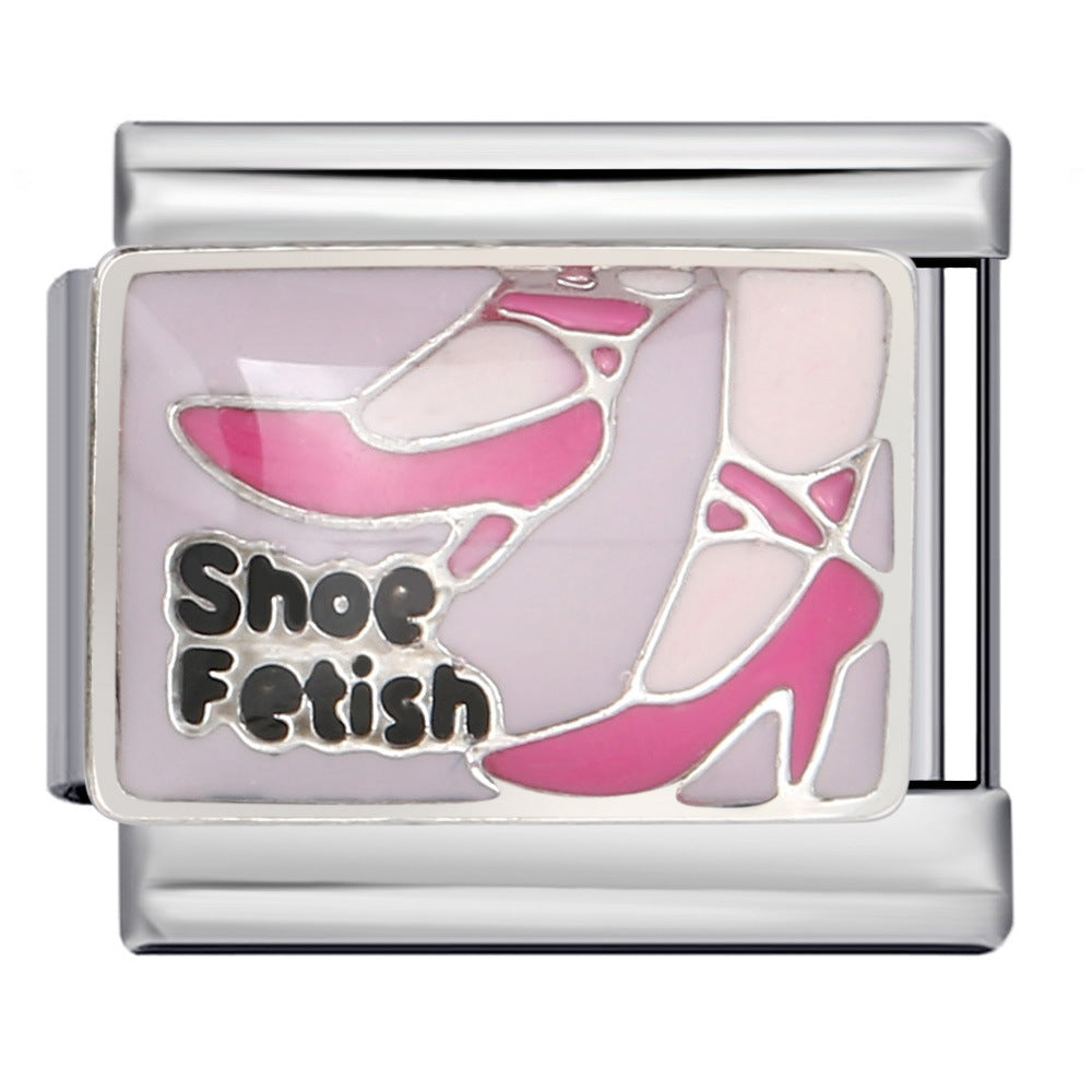 Wholesale Italian Charm Bracelet 9mm DIY Splicing Removable Goddess Series Stainless Steel Composable Bracelet