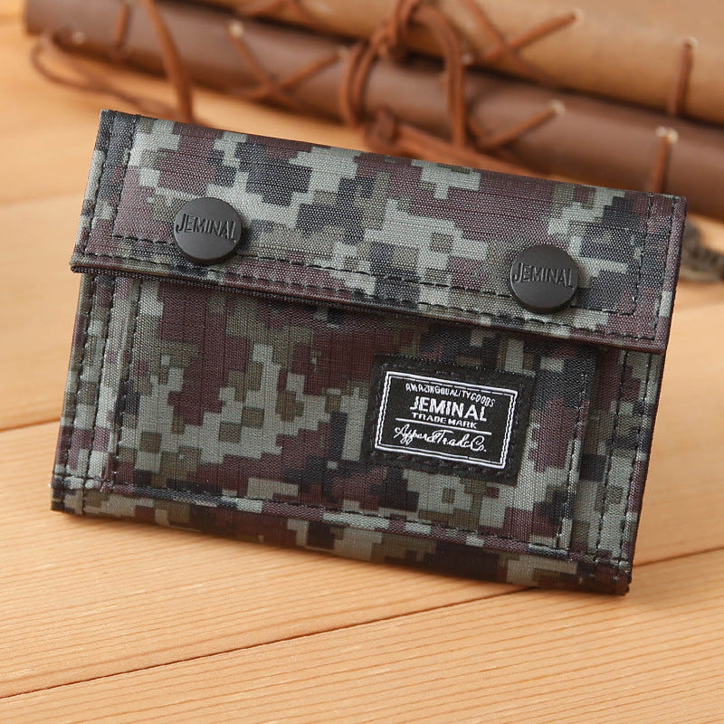 Wholesale Camouflage Casual Sports Canvas Wallet Bag