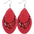 Wholesale Bohemian Multi-Layer Classic Leather Sequin Overlay Women's Pu Leather Earrings