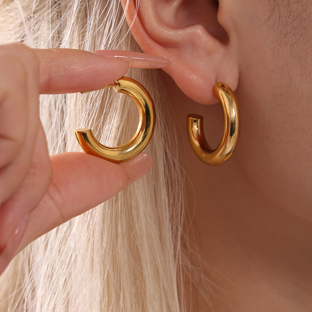 Wholesale Stainless steel  18K Gold Plated Elegant Ring