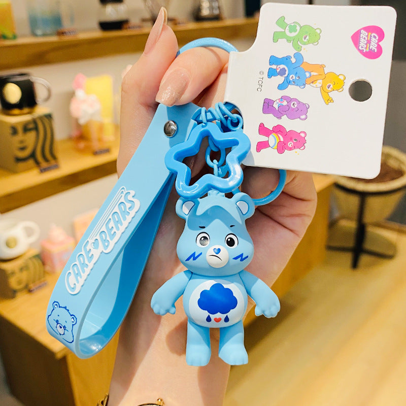 Wholesale Cartoon Love Bear PVC Soft Keychain Creative Keychain ACCVIP-KC-HangLi007