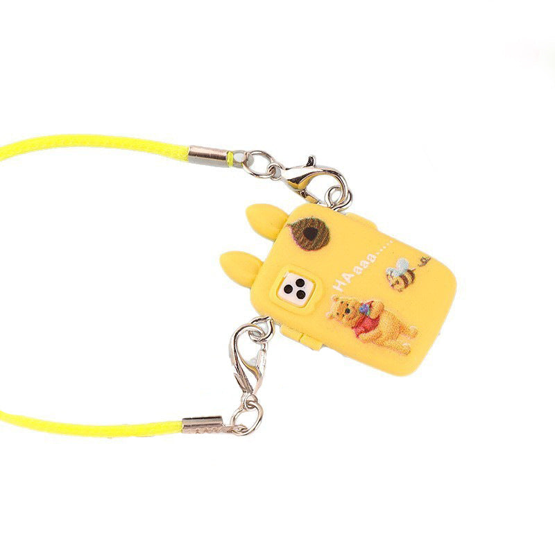 Wholesale Cute cartoon mini mobile phone pendant doll accessories