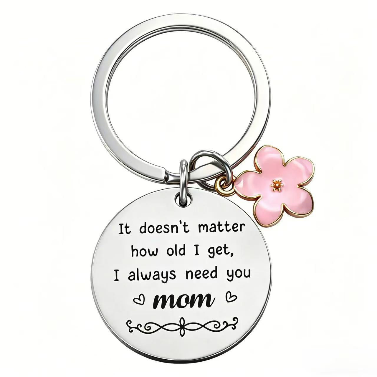 Wholesale Mother S Day Stainless Steel Keychain Gift For Mom Fashion Accessory