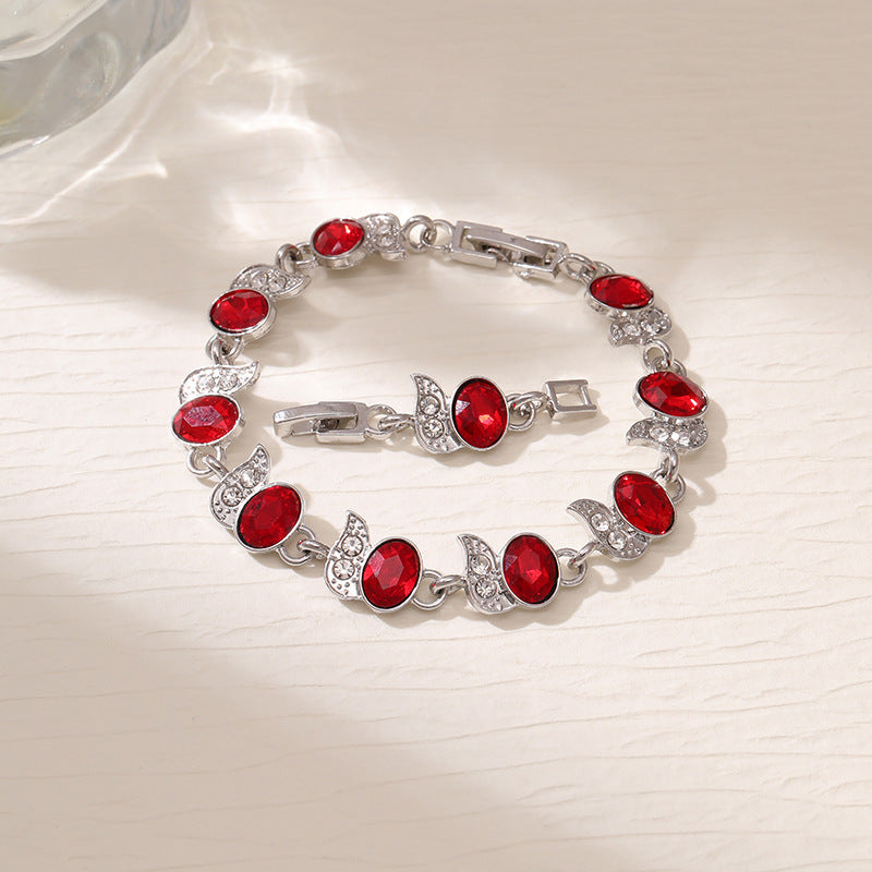 Wholesale  zircon seven-color bracelet
