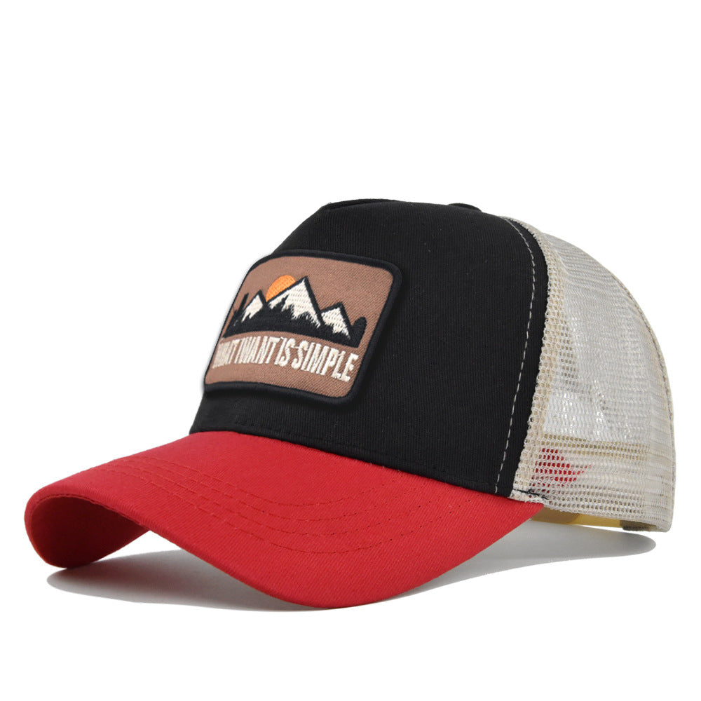 Wholesale Embroidered hill animal summer sunshade net hat