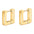 Wholesale 18K Golden U-shaped Earrings Geometric Stainless Steel Fashion Earrings