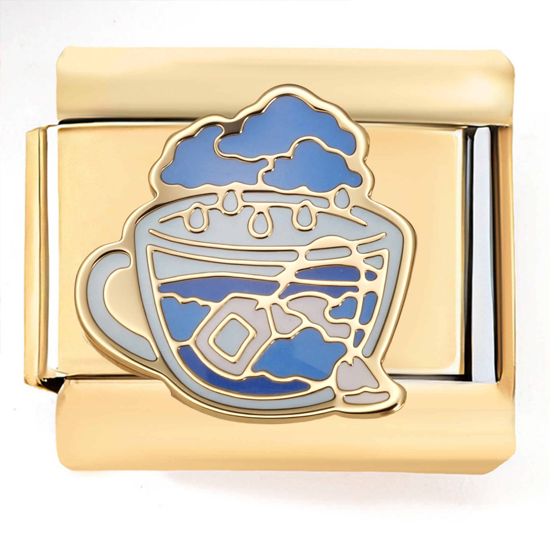 Wholesale  Italian Charm Bracelet 9mm DIY Bumblebee   Creative Stainless Steel Composable Bracelet