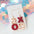Wholesale Painted Red XO Love Valentine's Day Acrylic Earrings