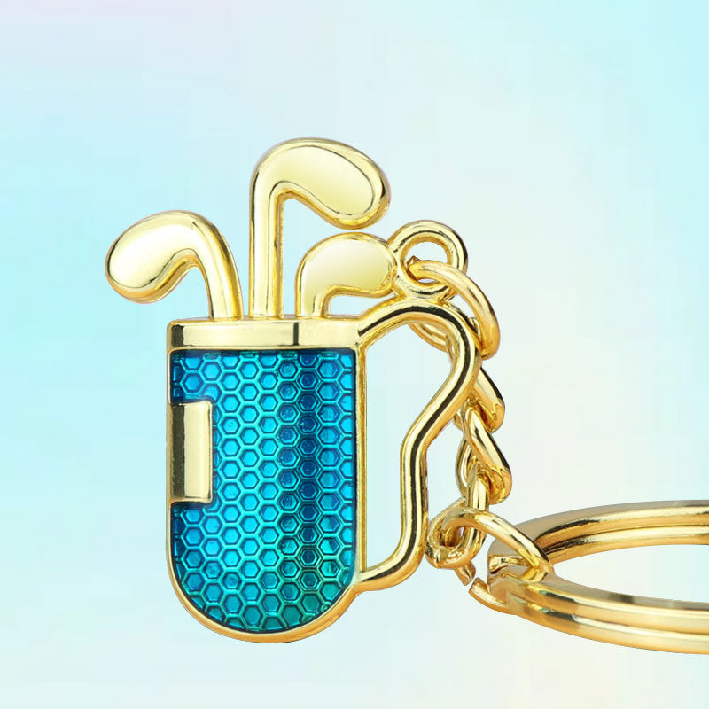 Wholesale Golf Ball Keychain 2D Key Ring Creative Keychain ACC-KC-XunXin005