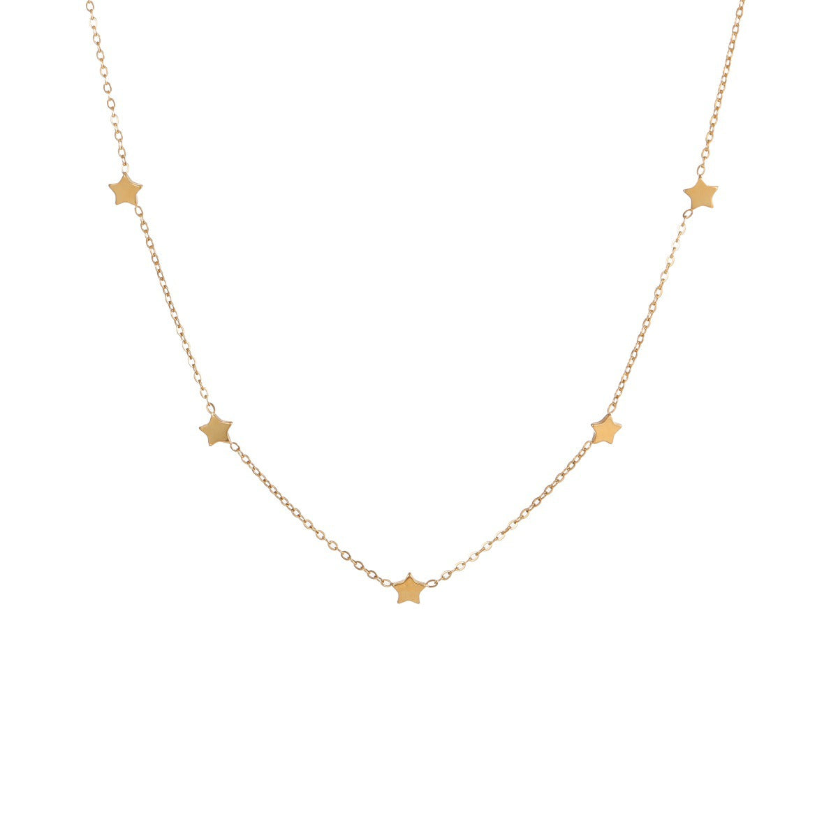 Wholesale Light Luxury Fan-Shaped Tassel Zircon Necklace