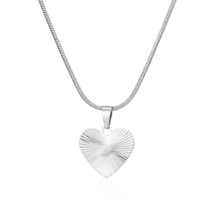 Wholesale Stainless steel heart pendant necklace