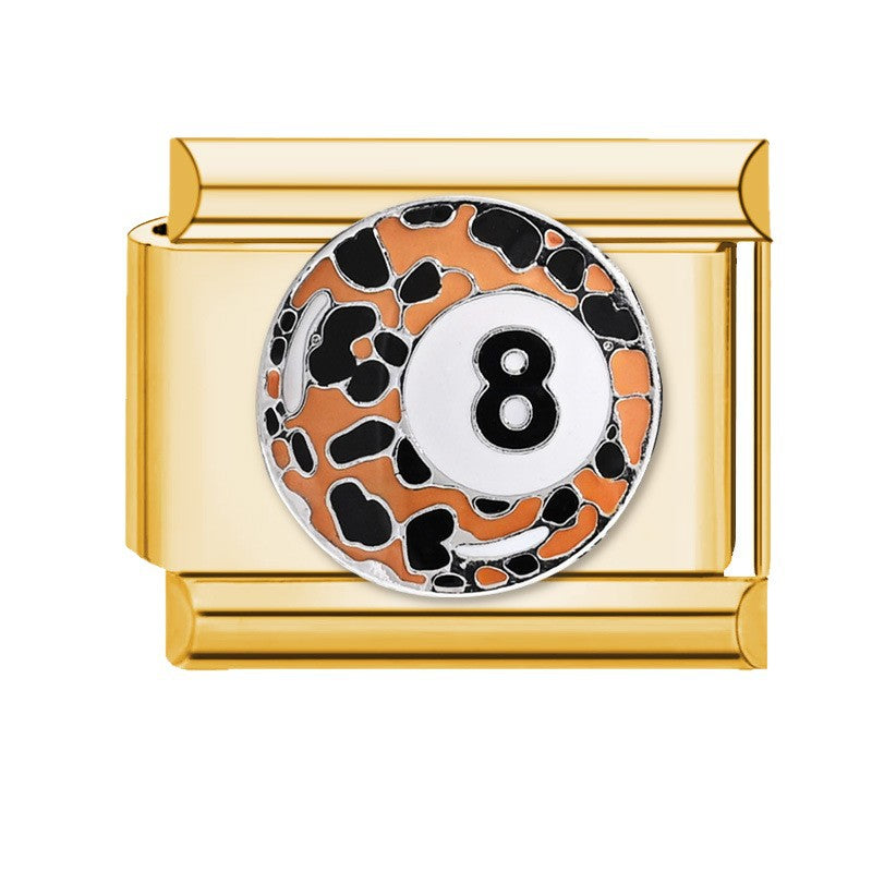 Wholesale 9mm Italian Charm Starter Bracelets DIY Leopard Stainless Steel Composable Bracelet