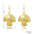 Wholesale  Skull Diablo Earrings  Diamond-encrusted Alloy Halloween Earrings