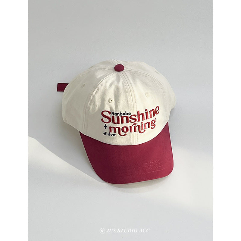 Wholesale Retro colorblock soft top baseball cap hat