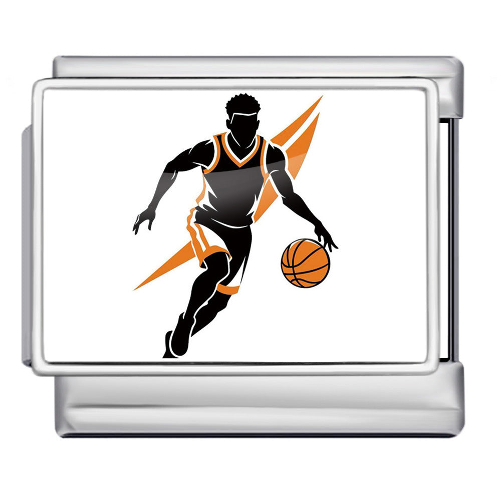 Wholesale  Italian Charm Bracelet 9mm DIY image printingCreative Stainless Steel Composable Bracelet