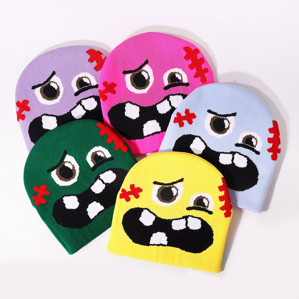 Wholesale Funny Expression Pattern Knitted Hat ACC-HT-Junl006