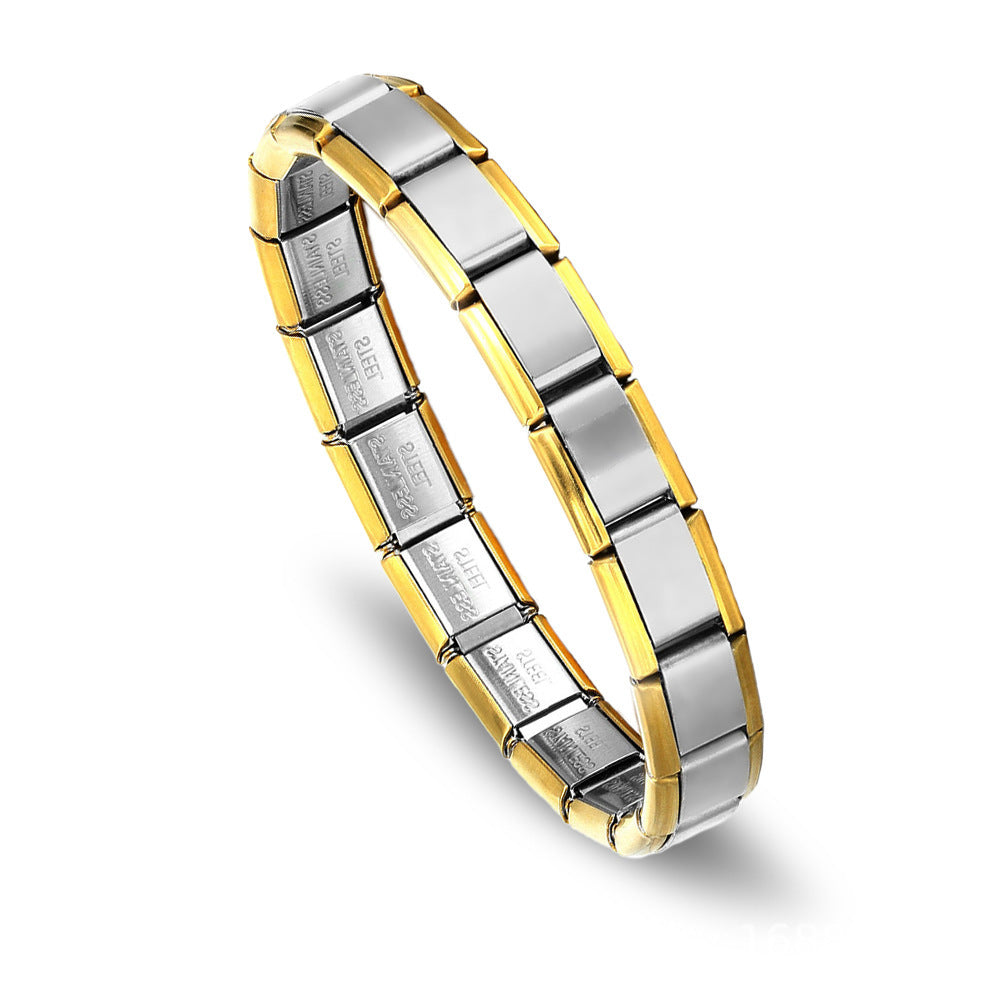 Wholesale Cartoon Stainless Steel DIY Handbag Module Bracelet Charm - Fashion Accessory and Gift for Everyday Wear
