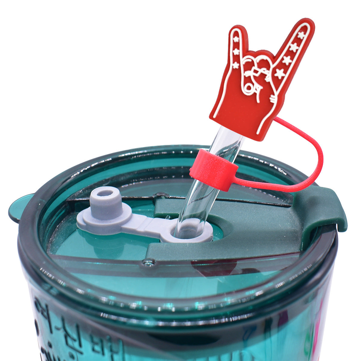 Wholesale Random 100pcs Straw Tube Cap Hot Sale Singer Series Straw Cover ACC-SCR-RYY060