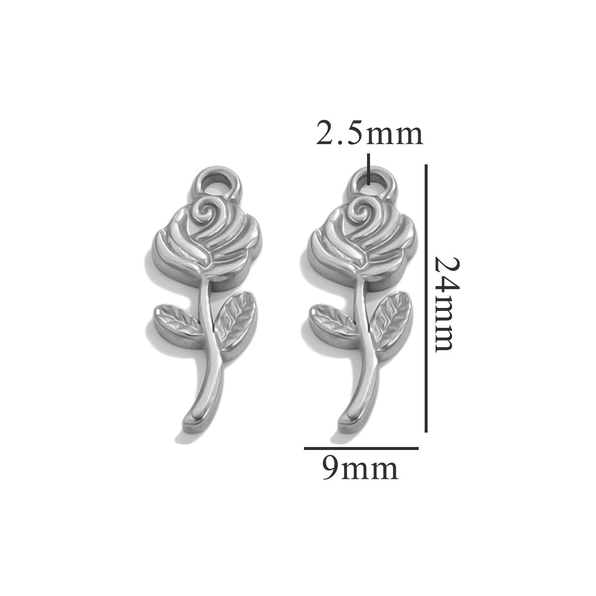 Wholesale 5pcs Stainless steel  retro three-dimensional sun love pendant