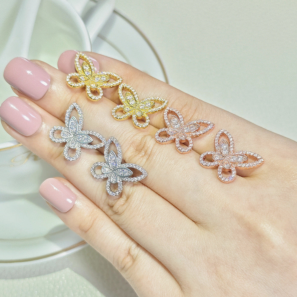Wholesale Butterfly Micro Diamond Zirconia