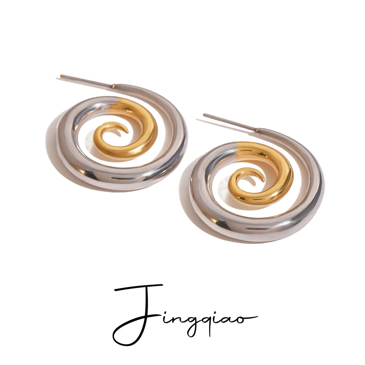 Wholesale Stainless Steel Color-matching Thread Earrings