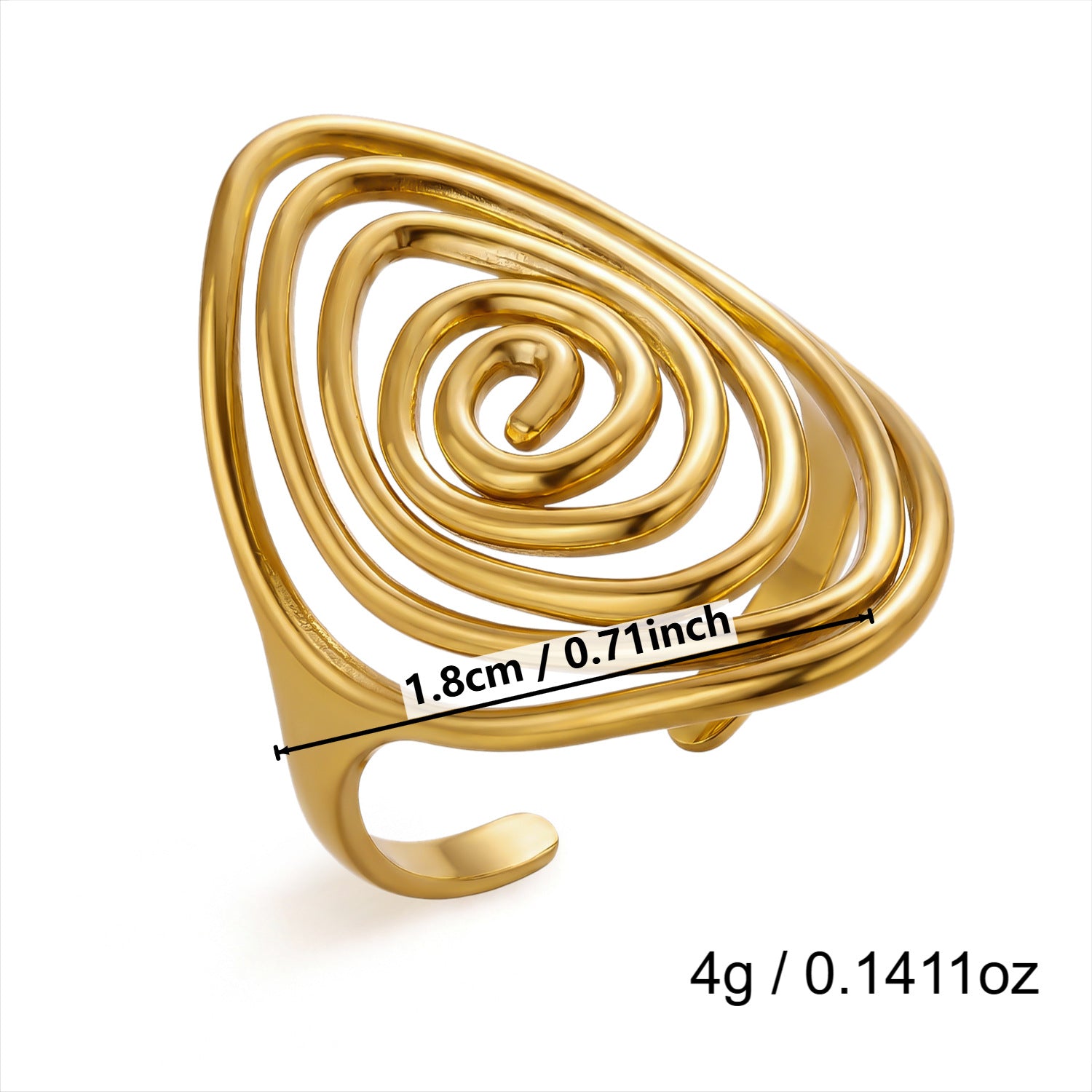 Wholesale Bohemian Sun Ginkgo Leaf Stacking Ring Set Stainless Steel Gold Plated Fashion Jewelry Accessory Gift