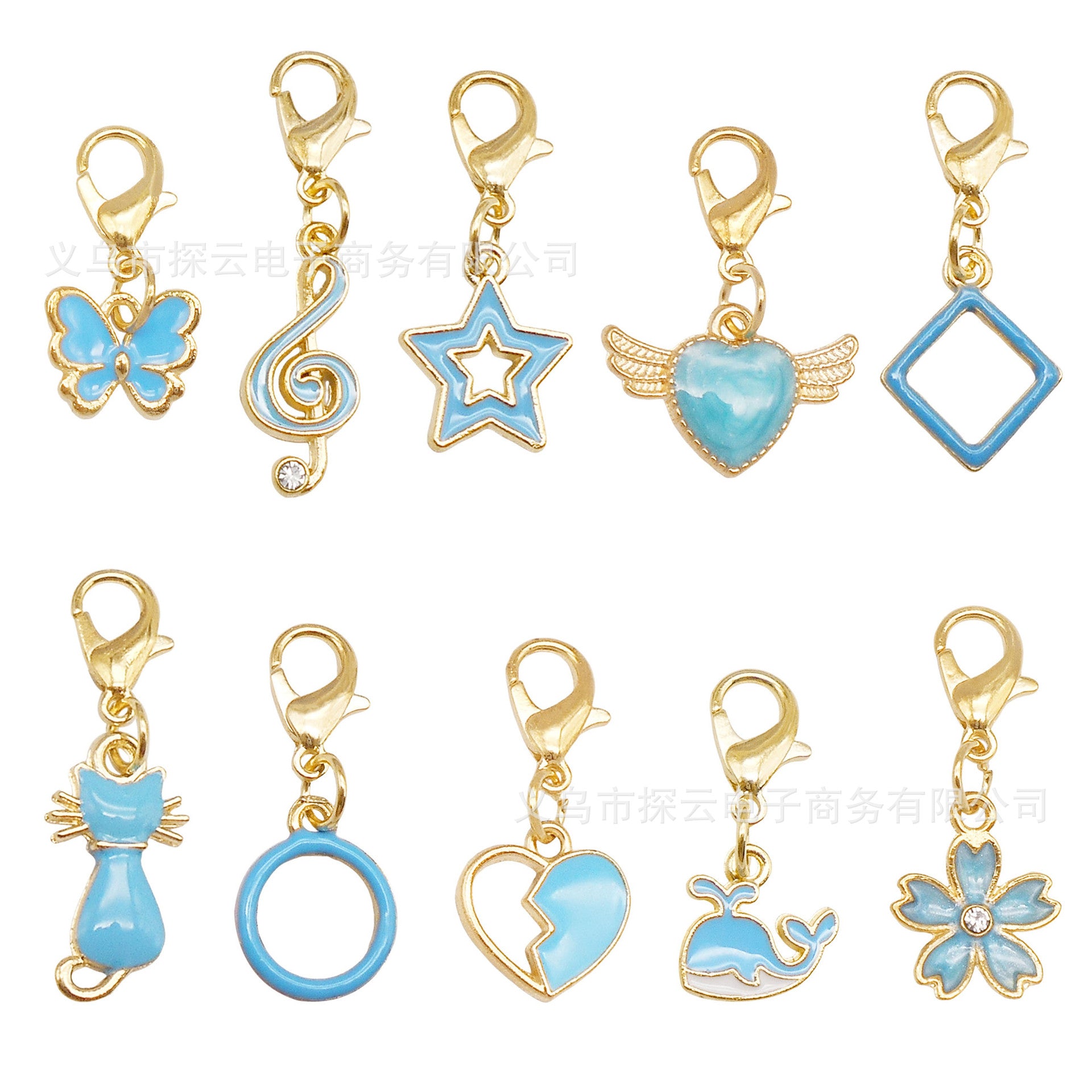 Wholesale Colorful Oil-Drip Charms