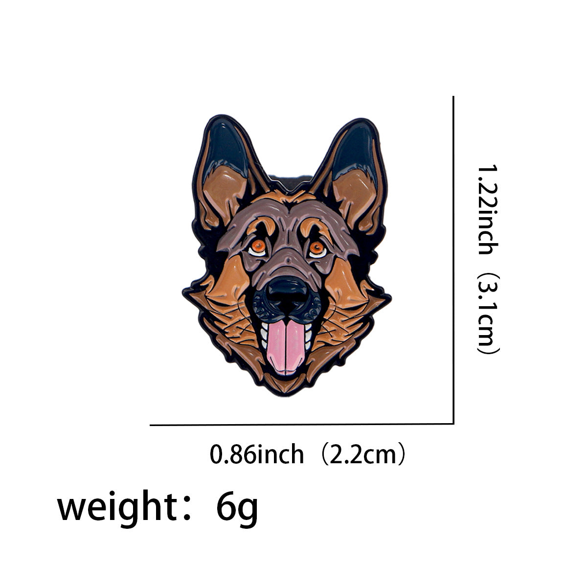 Wholesale Alloy cartoon pet cat dog animal brooch badge