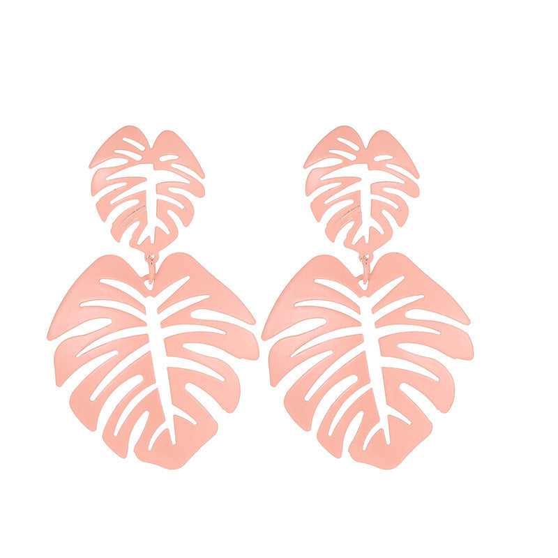 Wholesale acrylic maple leaf earrings