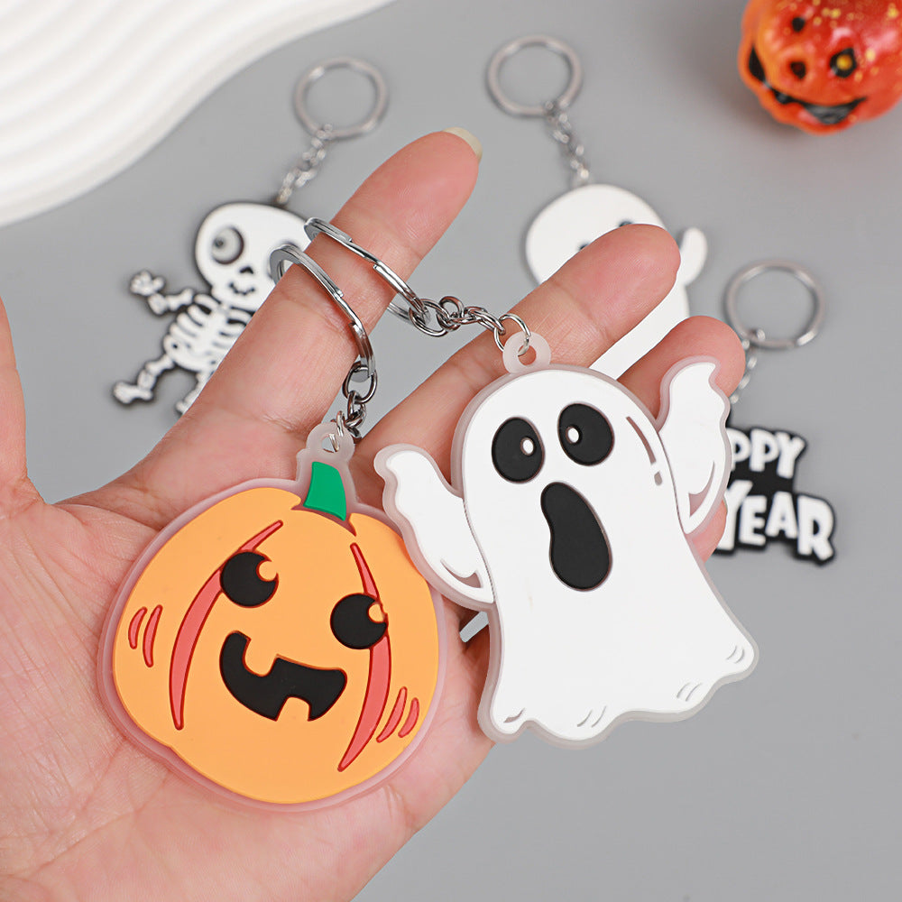 Wholesale  Halloween Keychain Funny Pumpkin Ghost Pendant Cute Funny Keychain