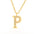 Wholesale  titanium steel diamond letter necklace English clavicle chain
