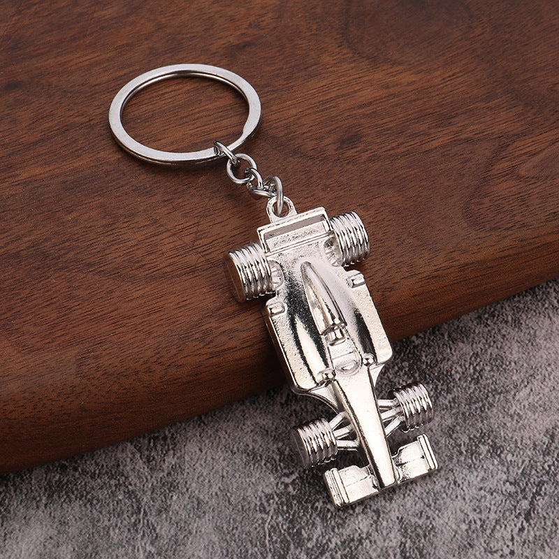 Wholesale  solid racing car Keychain