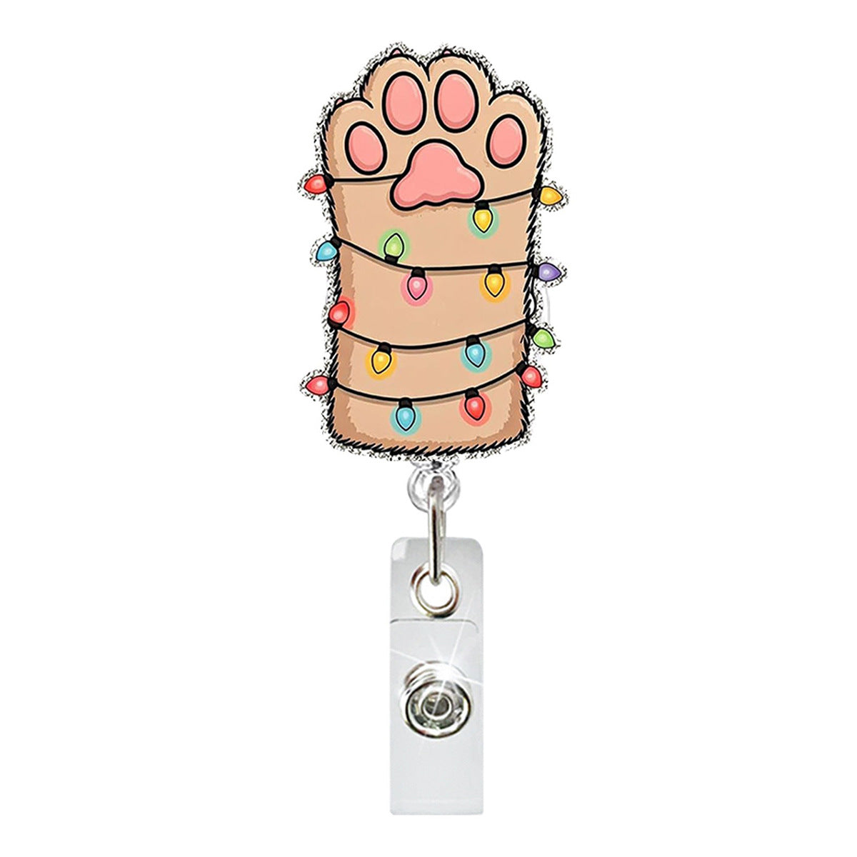 Wholesale Creative and fun pull-tab telescopic  Badge Reels