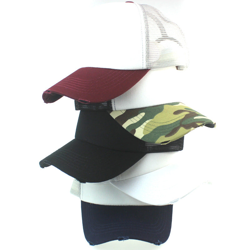 Wholesale Polyester Mesh Hat Baseball Cap ACC-HT-JiaTuo004
