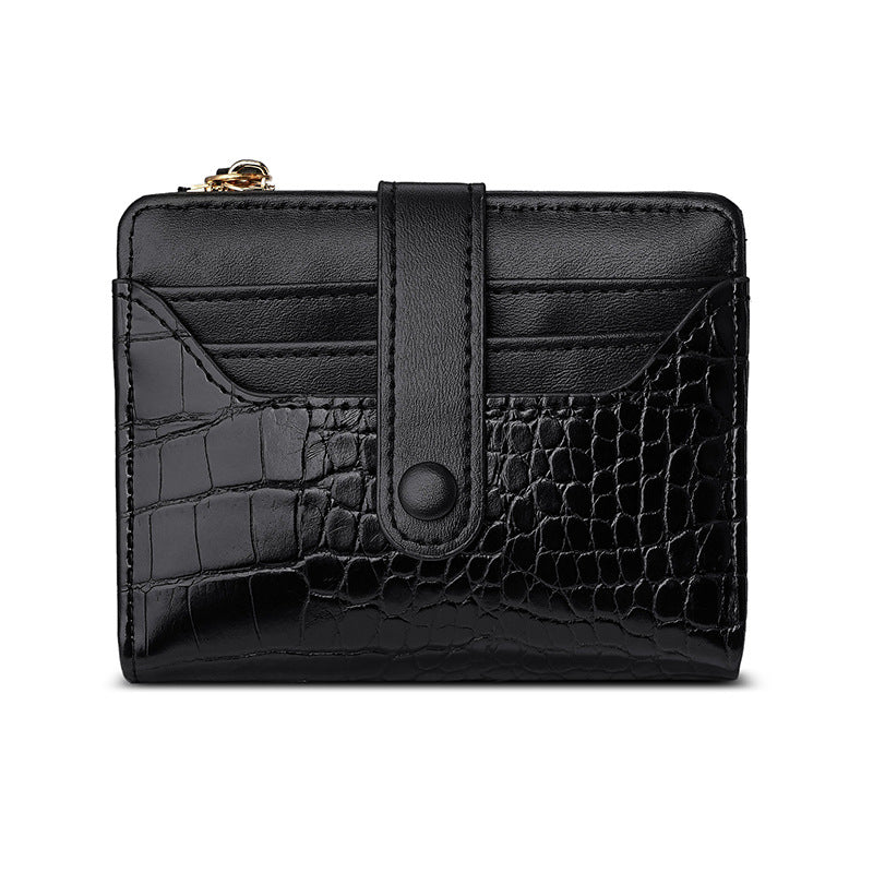 Wholesale Women S PU Leather Compact Wallet Thin Foldable Coin Purse Card Holder Everyday Fashion Accessory