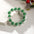 Wholesale St Patrick's Day White background wooden beads bracelet