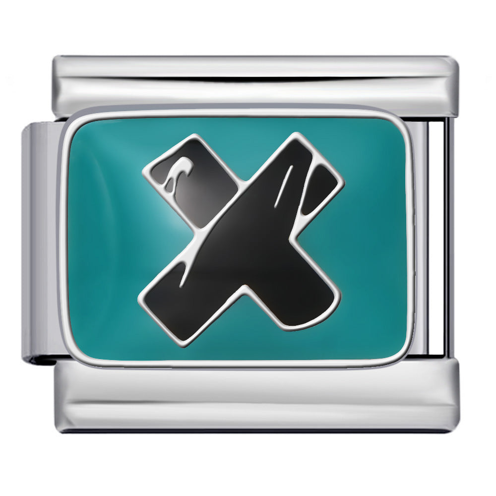 Wholesale 5pcs Italian Charm Bracelet 9mm DIY Splicing Cute Creative Stainless Steel Composable Bracelet