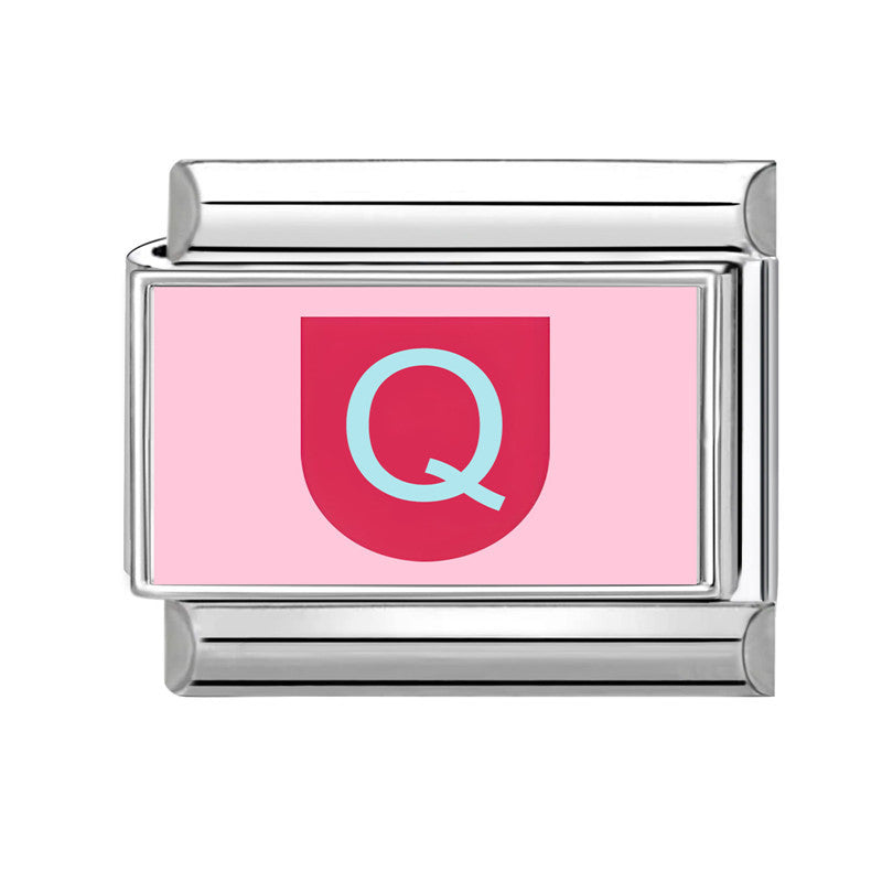 Wholesale 9mm Italian Charm Starter Bracelets DIY Number and Letter Stainless Steel Composable Bracelet