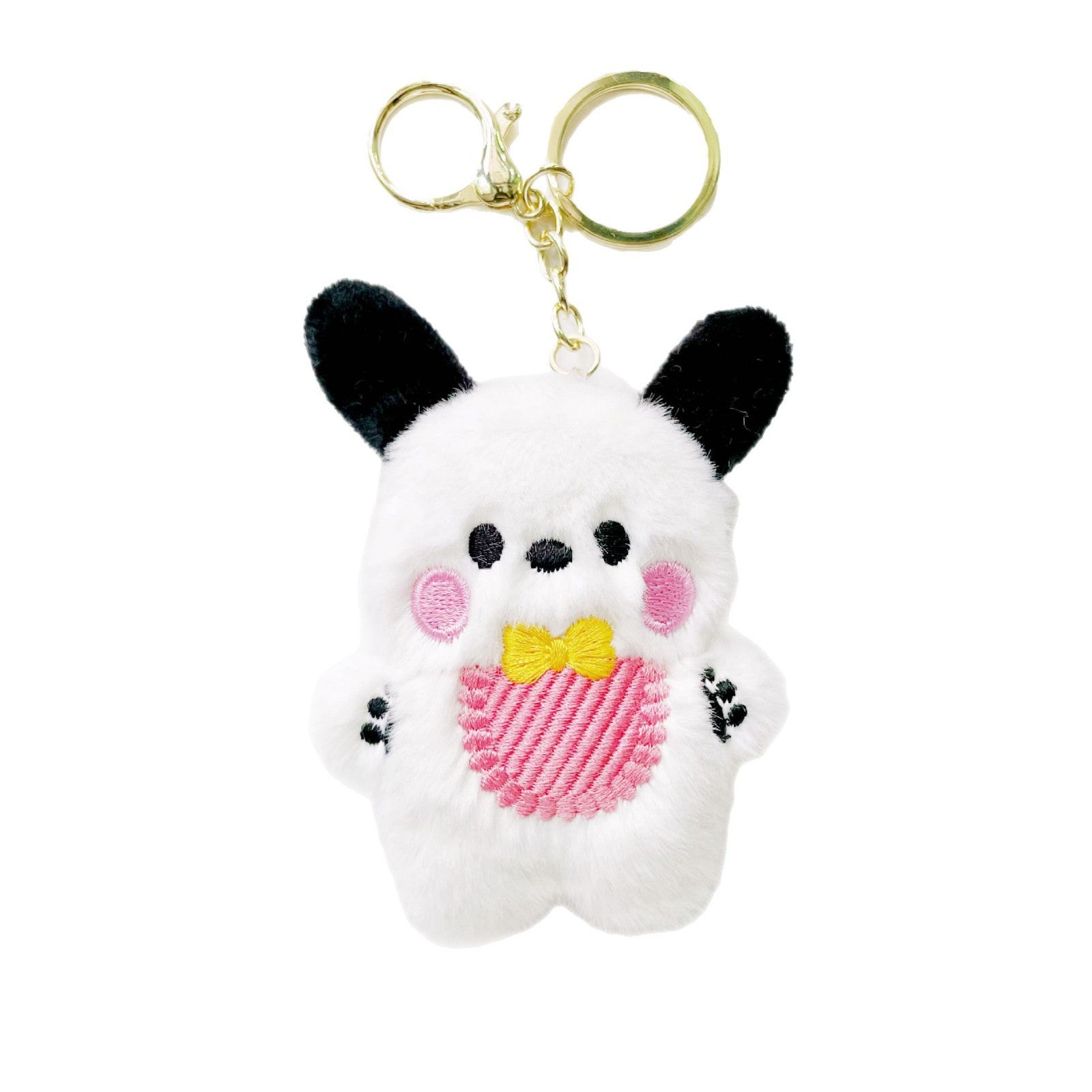 Wholesale Super Soft Plush Puppy Keychain,  Colorful Cute Dog Charm for Bag,  Car Key or Backpack