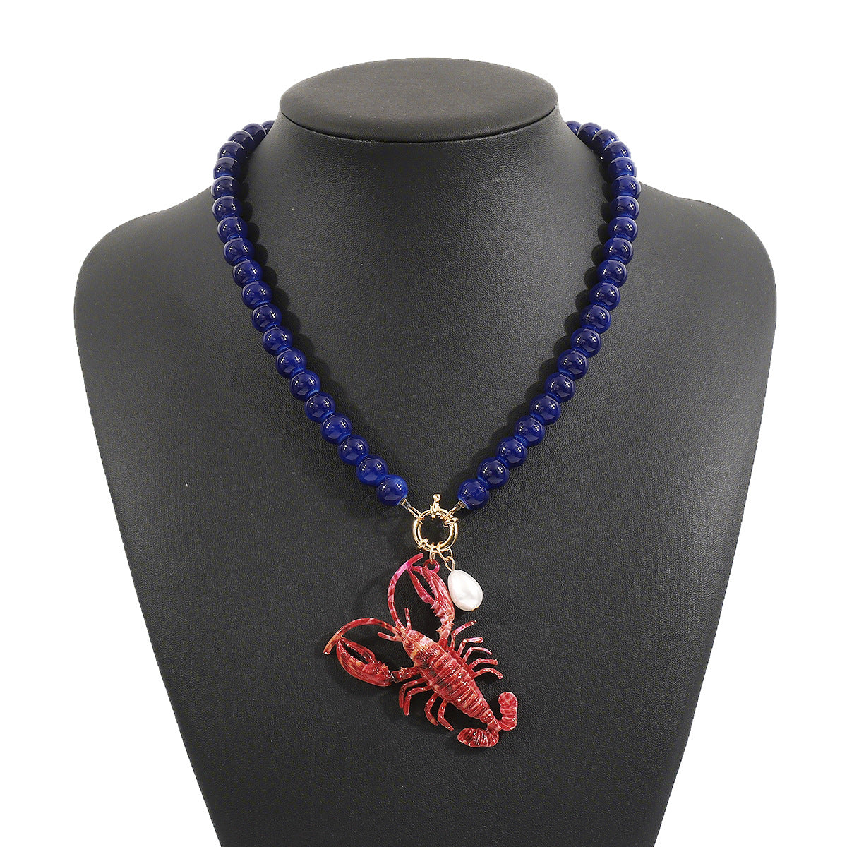 Wholesale Crayfish Beaded Hand-woven Necklace