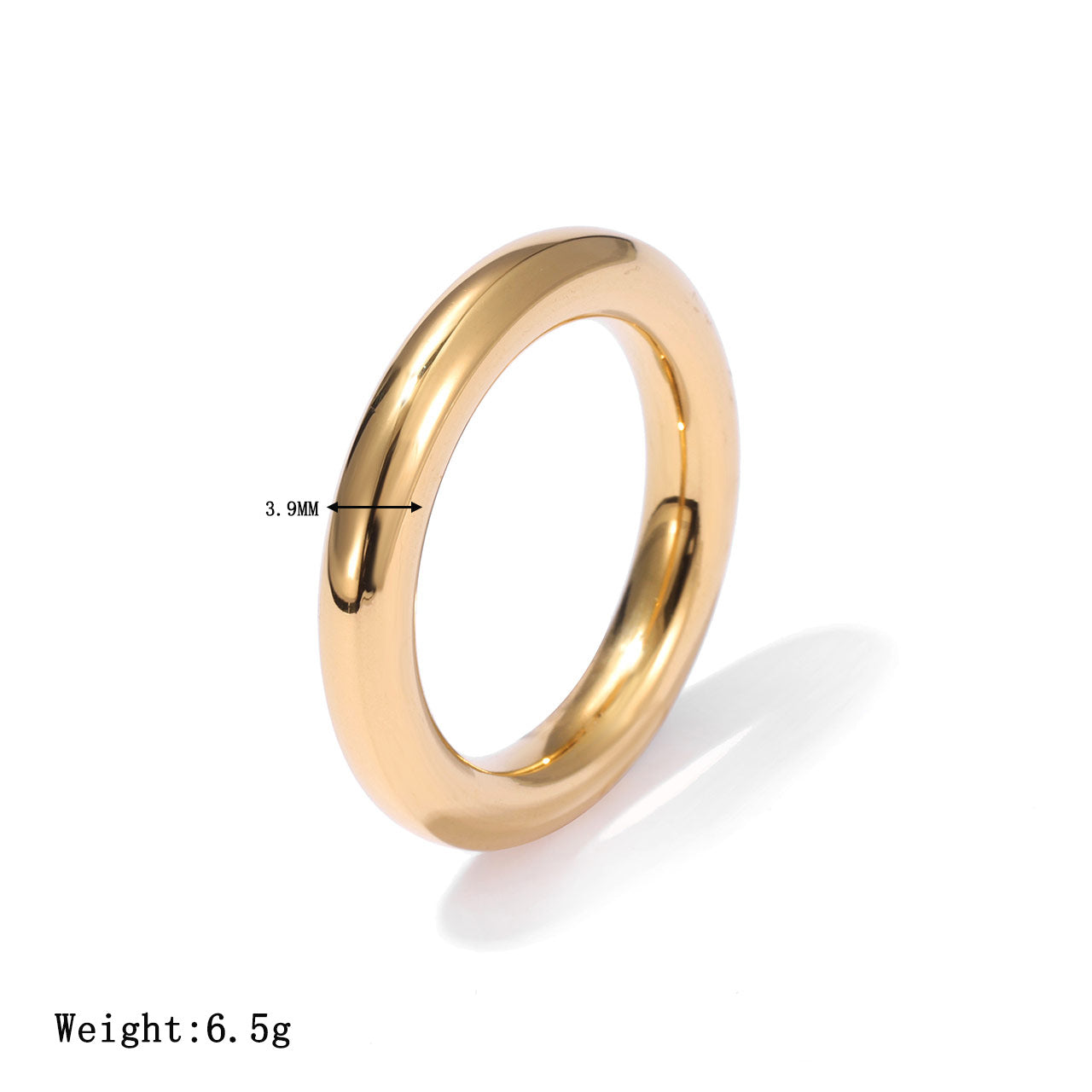 Wholesale Rhinestone Titanium Steel Ring