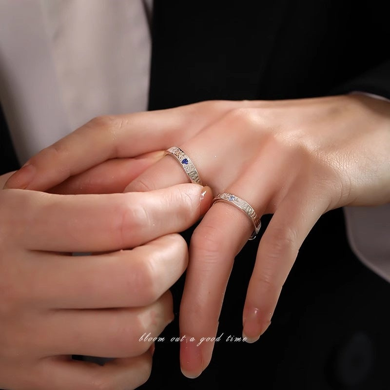 Wholesale 925 Sterling Silver Star Couple Ring