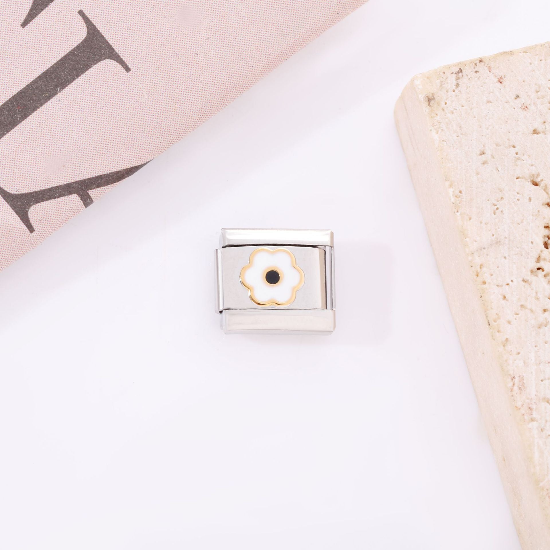 Wholesale 10pcs Italian Charm Bracelet 9mm DIY Splicing Removable Mother's Day Stainless Steel Composable Bracelet