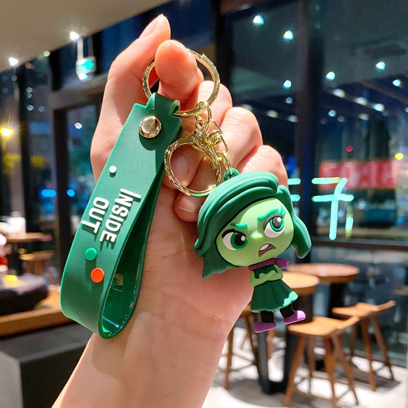 Wholesale Cartoon Doll PVC Soft Keychains Silicone Creative Keychain ACC-KC-XinShu009