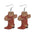 Wholesale  Western Cowboy Boots Hat Pendant Earrings
