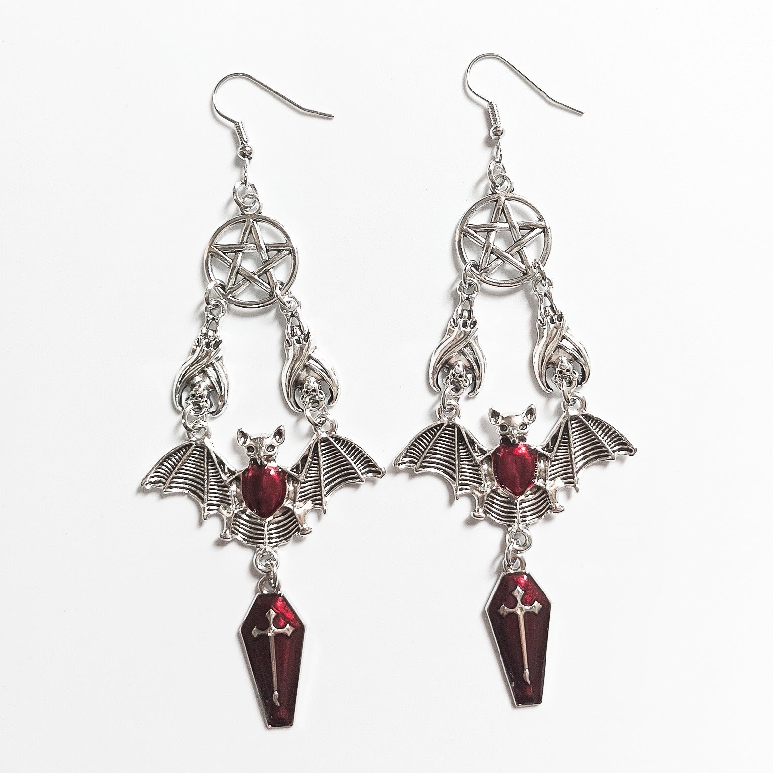Wholesale Punk Gothic Style Bat Vampire Earrings