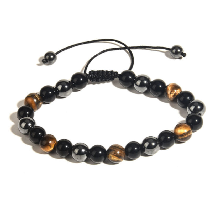 Wholesale Tiger Eye Stone Bracelet Obsidian Hematite Magnet Yoga Energy Bracelet ACC-BT-zhixiang008
